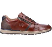 Rieker Herren Sneaker Low Braun, Herren, Größe: 44, Material: Glattleder/Textil