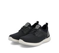 Rieker Herren-Sneaker-Slipper Schwarz-Grau 43