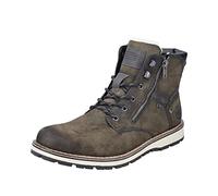 Winterboots RIEKER Gr. 44, schwarz (khaki, schwarz) Herren Schuhe Winterstiefel mit komfortabler Rieker TEX-Ausstattung, Freizeitschuh, Schnürschuh (56004720-44)