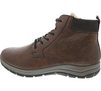 Rieker Herren Stiefelette 03620-25 extra weit mit Warmfutter und Reißverschluss Braun Größe 41