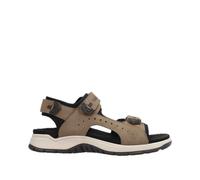 Rieker Herren Sandale 26951 Leder/Textil Braun Größe 44