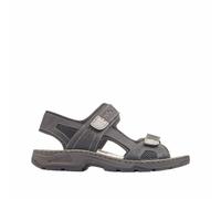 Rieker Herren Trekkingsandalen Schwarz, Herren, Größe: 43, Material: Kunstleder/Textil