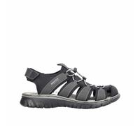 Rieker Herren Trekkingsandalen Schwarz, Herren, Größe: 45, Material: Kunstleder/Textil