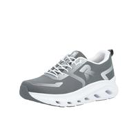 Slip-On Sneaker RIEKER SPORT, Herren, Gr. 44, grau, Textil, Schuhe, Sportschuh, Freizeitsneaker, Halbschuh zum Schlupfen (72706129-44) grau
