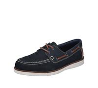 Rieker Herrenschuhe Elegante Schnürer pazifik/amaretto - Gr. - 42