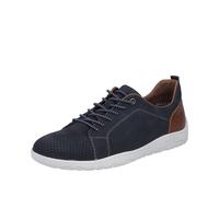 Rieker Herrenschuhe Elegante Schnürer pazifik/amaretto - Gr. - 43