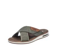 Rieker Herren 29083 Pantolette, Grün, 46 EU
