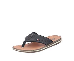 Rieker Herrenschuhe Pantoletten schwarz/anthrazit/schwarz schwarz/anthrazit - Gr. - 40