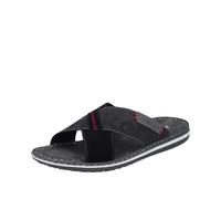 Rieker Herrenschuhe Pantoletten schwarz/schwarz/cenere/negro schwarz - Gr. - 44