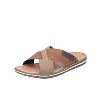 Rieker Herrenschuhe Pantoletten terra/nuss/moro nuss/moro - Gr. - 44