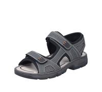 Rieker Herrenschuhe Sandalen blei/schwarz/blei/schwarz blei/schwarz - Gr. - 44
