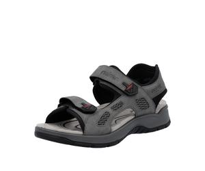 Rieker Herrenschuhe Sandalen cenere/blei/schwarz blei/schwarz - Gr. - 47