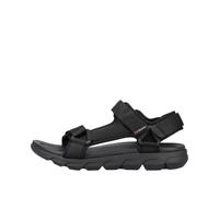 Rieker Herrenschuhe Sandalen schwarz/schwarz schwarz - Gr. - 43