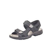 Rieker Herrenschuhe Sandalen schwarz/schwarz/schwarz/grigio schwarz - Gr. - 44