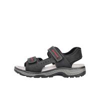 Rieker Herrenschuhe Sandalen schwarz/schwarz schwarz/schwarz - Gr. - 41