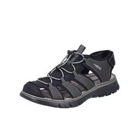 Rieker Herrenschuhe Sandalen schwarz/schwarz/schwarz schwarz - Gr. - 43