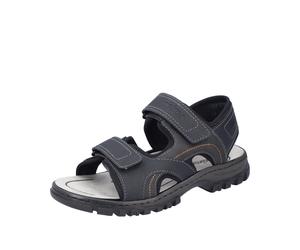 Rieker Herrenschuhe Sandalen schwarz/schwarz/schwarz schwarz - Gr. - 43