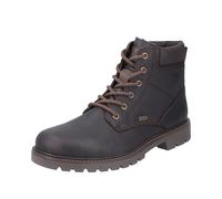 Winterstiefelette RIEKER, Herren, Gr. 45, braun (dunkelbraun), Leder, Lederimitat, Schuhe Winterstiefelette, mit TEX-Membran (17780464-45) dunkelbraun
