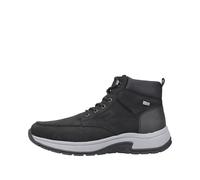 Rieker Winterschuhe 11020-00 (Schnürstiefel mit Rauhleder Matieral) schwarz/carbongrau Herren, Größe Euro (US) 47 (13)