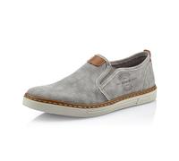 Rieker Herrenschuhe Slipper grey/amaretto grey - Gr. - 45