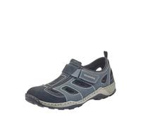 Rieker Herrenschuhe Slipper pazifik/denim/schwarz denim/schwarz - Gr. - 46