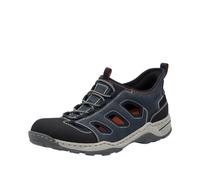 Rieker Herren Sneaker 08078 – Low-Top, Blau – 46 EU / 11 UK