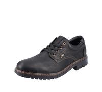 Rieker Herren Bequemschuhe B4610, Männer Schnürhalbschuhe,riekerTEX,Schnuerung,lace-up,Low-tie,Komfortschuhe,Man,schwarz (00),43 EU / 9 UK