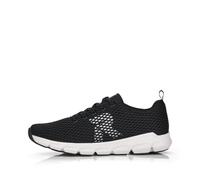 Rieker Herrenschuhe Sportliche Schnürer schwarz/schwarz/bianco/platin schwarz/bianco - Gr. - 46