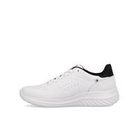 Rieker Herrenschuhe Sportliche Schnürer weiss/schwarz/weiss weiss/schwarz - Gr. - 45