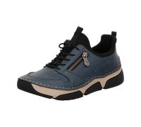 Rieker - HWK Damen Halbschuhe blau kombi - Gr. - 38