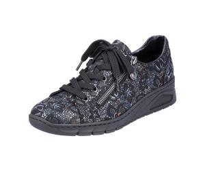 Rieker HWK Damen Halbschuhe für Damen, schwarz, Größe 39 EU