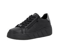 Rieker Damen Halbschuhe HWK W2605-02 schwarz/altsilber Größe 42