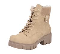 Rieker Damen Stiefel 74532 HWK marble/lehm, lose Einlage Beige Gr. 39