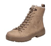Rieker Schnürstiefelette Rieker Stiefelette Lederimitat - braun (camel) Damen Gr. 40