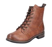 Rieker Damen Schnürstiefel Braun, Damen, Größe: 38, Material: Kunstleder/Textil