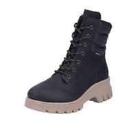 Rieker Damen Schnürstiefel 71831-00 schwarz Gr. 37