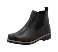 Rieker Damen Chelsea Boots 73557, Frauen Stiefeletten,uebergangsschuhe,uebergangsstiefel,Stiefel,Bootee,Booties,schwarz (01),38 EU / 5 UK