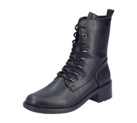 Stiefelette RIEKER "Rieker Stiefelette Lederimitat", Damen, Gr. 39, schwarz, Lederimitat, Schuhe (77559942-39) schwarz