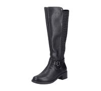Stiefel RIEKER "Rieker Stiefel Lederimitat", Damen, Gr. 39, schwarz, Lederimitat, Schuhe (90171832-39) schwarz