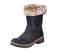 Rieker Damen Winterstiefel Z5054 – gefüttert, warm, schwarz – Größe 41 EU / 7.5 UK