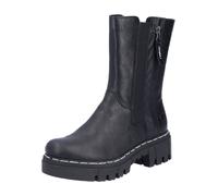 Rieker 74083 00 Damen Kurzschaftstiefel Schwarz Schwarz 42