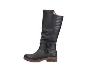 Rieker HWK Damen Stiefel gefüttert Hochschaftstiefel Modeschuh schwarz 38