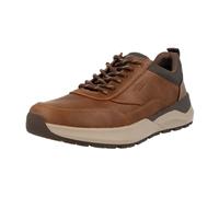 Sneaker RIEKER, Herren, Gr. 44, braun (braun, taupe), Lederimitat, Schuhe Sneaker, Schnürschuh, Halbschuh, Freizeitschuh mit herausnehmbarer Soft-Einlage (34508024-44) braun, taupe