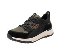 Rieker Sport Herren Sneaker Low Schwarz, Herren, Größe: 44, Material: Leder/Textil