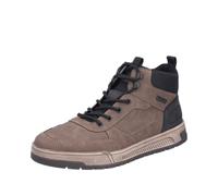 Sneaker RIEKER "Rieker Sneaker Lederimitat", Herren, Gr. 45, braun (hellbraun), Lederimitat, Schuhe (38602717-45) hellbraun
