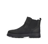 Rieker Herren Stiefel F7051 – Chelseaboot, Nubukleder, Soft-Einlage – Schwarz Größe 42