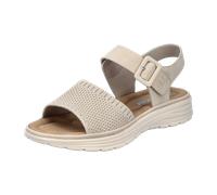 Rieker Damen Sandalen V8554 ivory/perle Größe 42