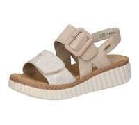 FSK Damen Sandalen beige-gold/perle - Gr. - 38