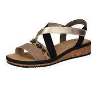 FSK Damen Sandalen shell/beige/lightgold/schwarz - Gr. - 37