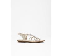 Riemchensandale RIEKER Gr. 40, beige (hellbeige) Damen Schuhe Bestseller (88307223-40) hellbeige